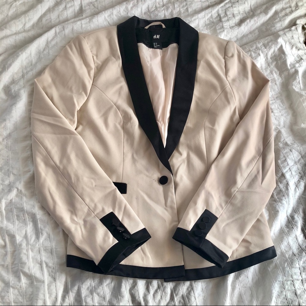 Cream blazer